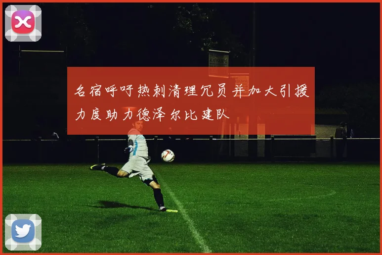 名宿呼吁热刺清理冗员并加大引援力度助力德泽尔比建队