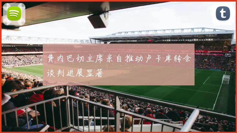 费内巴切主席亲自推动卢卡库转会谈判进展显著